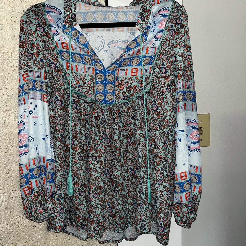 Floral Boho Blouse